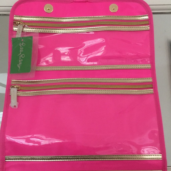 Lilly Pulitzer Colorful Travel Bag - Pink, Blue, Green - Picture 3 of 5